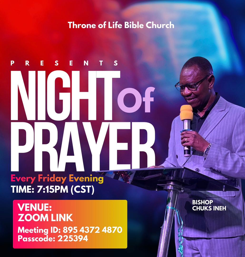 Night of Worship and Prayer flyer